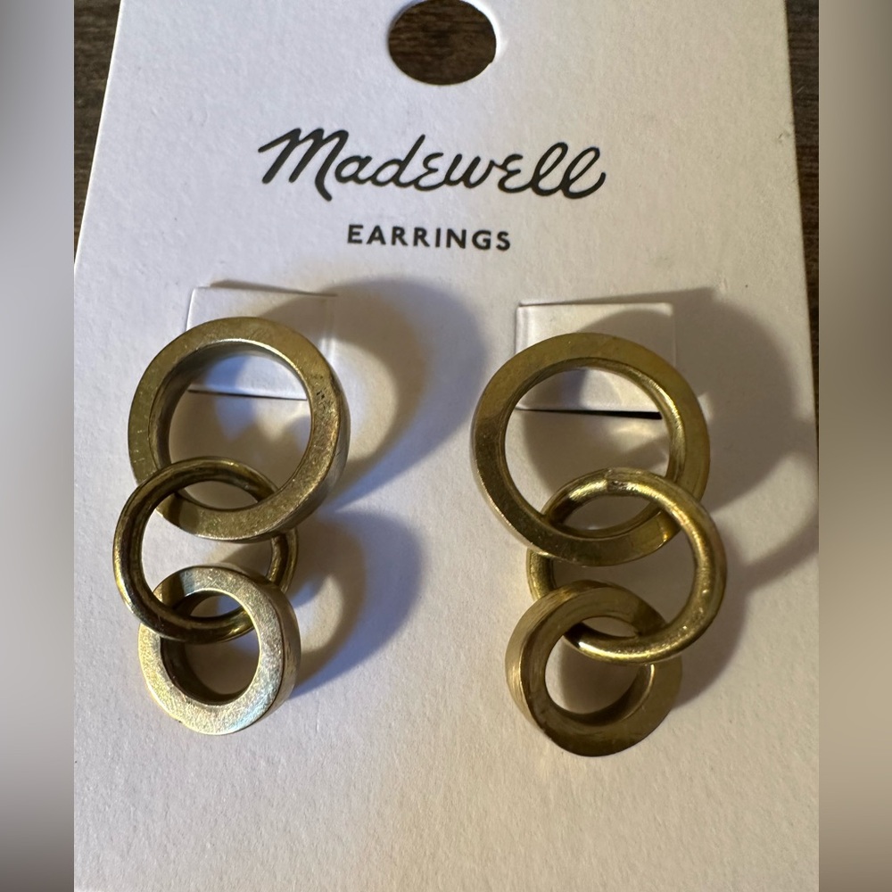 Madewell Brass Earrings